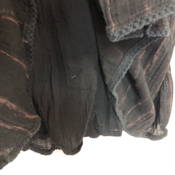 Free People Women’s Dress Beaded Gauze Open Back Casual Carefree Flowing - Picture 8 of 11